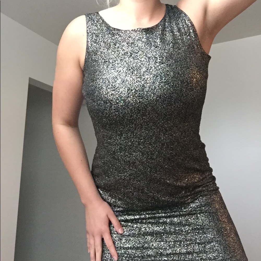 Black Shimmer Dress